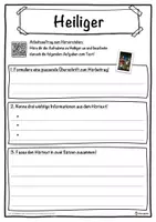 Vorschau - Unterrichtsreihen - Heiliger Lückentext mit Wortspeicher Hörverstehen und Suchsel - Seite 3
