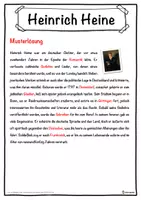 Vorschau - Unterrichtsreihen - Heinrich Heine Lückentext mit Wortspeicher Hörverstehen und Suchsel - Seite 2