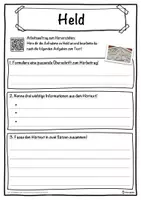 Vorschau - Unterrichtsreihen - Held Lückentext mit Wortspeicher Hörverstehen und Suchsel - Seite 3