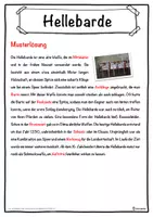 Vorschau - Unterrichtsreihen - Hellebarde Lückentext mit Wortspeicher Hörverstehen und Suchsel - Seite 2