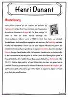 Vorschau - Unterrichtsreihen - Henri Dunant Lückentext mit Wortspeicher Hörverstehen und Suchsel - Seite 2
