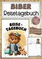 Vorschau - Arbeitsblätter - Biberklasse Reisetagebuch Klassentier Biber - Deckblatt