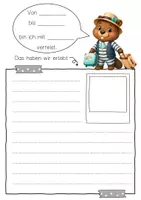 Vorschau - Arbeitsblätter - Biberklasse Reisetagebuch Klassentier Biber - Seite 3