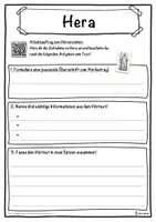 Vorschau - Unterrichtsreihen - Hera Lückentext mit Wortspeicher Hörverstehen und Suchsel - Seite 3