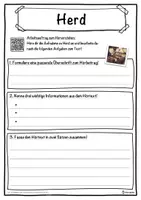 Vorschau - Unterrichtsreihen - Herd Lückentext mit Wortspeicher Hörverstehen und Suchsel - Seite 3