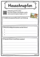 Vorschau - Unterrichtsreihen - Heuschnupfen Lückentext mit Wortspeicher Hörverstehen und Suchsel - Seite 3