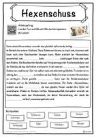 Vorschau - Unterrichtsreihen - Hexenschuss Lückentext mit Wortspeicher Hörverstehen und Suchsel - Seite 1