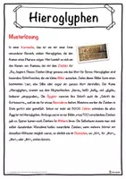 Vorschau - Unterrichtsreihen - Hieroglyphen Lückentext mit Wortspeicher Hörverstehen und Suchsel - Seite 2