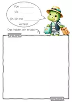 Vorschau - Bildkarten - Dinoklasse Reisetagebuch Klassentier Dino - Seite 2