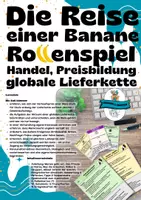 Vorschau - Stationenlernen - Die Reise einer Banane – Rollenspiel zu Globalisierung, Preisbildung & Fair Trade | Hauswirtschaft - Deckblatt
