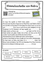 Vorschau - Unterrichtsreihen - Himmelsscheibe von Nebra Lückentext mit Wortspeicher Hörverstehen und Suchsel - Seite 1