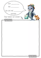 Vorschau - Bildkarten - Delfinklasse Reisetagebuch Klassentier Delfin - Seite 2