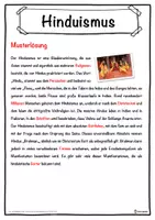 Vorschau - Unterrichtsreihen - Hinduismus Lückentext mit Wortspeicher Hörverstehen und Suchsel - Seite 2