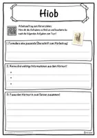 Vorschau - Unterrichtsreihen - Hiob Lückentext mit Wortspeicher Hörverstehen und Suchsel - Seite 3
