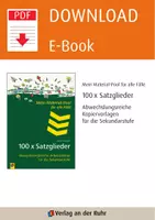 Vorschau - Arbeitsblätter - 100 x Satzglieder: Abwechslungsreiche Arbeitsblätter für die Sekundarstufe - Seite 1