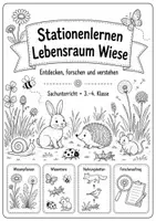 Vorschau - Arbeitsblätter - Lebensraum Wiese: Stationenlernen Sachunterricht - Seite 1