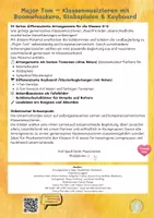 Vorschau - Stundenentwürfe - Major Tom – Klassenmusizieren mit Boomwhackern & Xylophon & Keyboard (fertige Musikstunde Klasse 3–6) - Seite 1