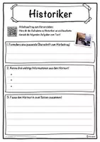 Vorschau - Unterrichtsreihen - Historiker Lückentext mit Wortspeicher Hörverstehen und Suchsel - Seite 3