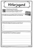 Vorschau - Unterrichtsreihen - Hitlerjugend Lückentext mit Wortspeicher Hörverstehen und Suchsel - Seite 3