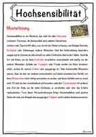 Vorschau - Unterrichtsreihen - Hochsensibilität Lückentext mit Wortspeicher Hörverstehen und Suchsel - Seite 2