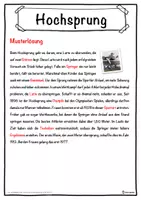Vorschau - Unterrichtsreihen - Hochsprung Lückentext mit Wortspeicher Hörverstehen und Suchsel - Seite 2