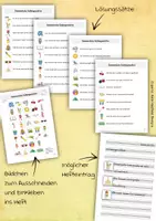 Vorschau - Stundenentwürfe - Sommerliche Schlangensätze 🐍☀️ | Satzbau & Schreiben Klasse 1/2 und 3 | 3-fach differenziert - Seite 3