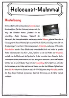 Vorschau - Unterrichtsreihen - Holocaust-Mahnmal Lückentext mit Wortspeicher Hörverstehen und Suchsel - Seite 2