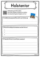 Vorschau - Unterrichtsreihen - Holstentor Lückentext mit Wortspeicher Hörverstehen und Suchsel - Seite 3