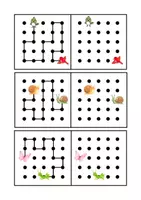 Vista previa - Juegos / Gamificación - Copia el camino (Une los puntos) - página 1
