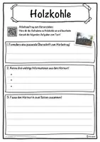 Vorschau - Unterrichtsreihen - Holzkohle Lückentext mit Wortspeicher Hörverstehen und Suchsel - Seite 3