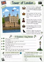 Vorschau - Arbeitsblätter - Lerntheke London Sights mit Differenzierung und Lösungen - Seite 2