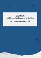 Vorschau - Arbeitsblätter - Sachtexte zu Meerestieren/Lesestrategien - Gruppenpuzzle - Deckblatt