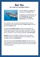 Vorschau - Arbeitsblätter - Sachtexte zu Meerestieren/Lesestrategien - Gruppenpuzzle - Seite 2