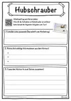 Vorschau - Unterrichtsreihen - Hubschrauber Lückentext mit Wortspeicher Hörverstehen und Suchsel - Seite 3