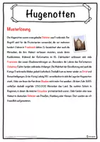 Vorschau - Unterrichtsreihen - Hugenotten Lückentext mit Wortspeicher Hörverstehen und Suchsel - Seite 2