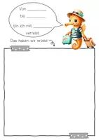 Vorschau - Arbeitsblätter - Seepferdchenklasse Reisetagebuch Seepferdchen - Seite 2