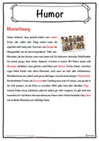 Vorschau - Unterrichtsreihen - Humor Lückentext mit Wortspeicher Hörverstehen und Suchsel - Seite 2