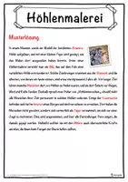 Vorschau - Unterrichtsreihen - Höhlenmalerei Lückentext mit Wortspeicher Hörverstehen und Suchsel - Seite 2