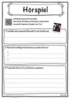 Vorschau - Unterrichtsreihen - Hörspiel Lückentext mit Wortspeicher Hörverstehen und Suchsel - Seite 3