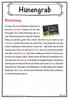 Vorschau - Unterrichtsreihen - Hünengrab Lückentext mit Wortspeicher Hörverstehen und Suchsel - Seite 2