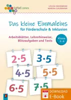 Vorschau - Arbeitsblätter - Das kleine Einmaleins für Förderschule und Inklusion: Arbeitsblätter, Lehrerhinweise, Blitzaufgaben und Tests – Klasse 3–6 - Deckblatt