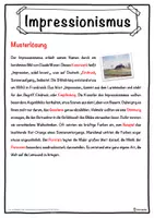 Vorschau - Unterrichtsreihen - Impressionismus Lückentext mit Wortspeicher Hörverstehen und Suchsel - Seite 2
