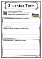 Vorschau - Unterrichtsreihen - Juventus Turin Lückentext mit Wortspeicher Hörverstehen und Suchsel - Seite 3
