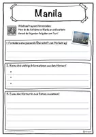 Vorschau - Unterrichtsreihen - Manila Lückentext mit Wortspeicher Hörverstehen und Suchsel - Seite 3