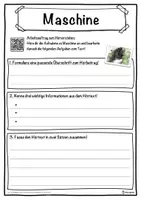 Vorschau - Unterrichtsreihen - Maschine Lückentext mit Wortspeicher Hörverstehen und Suchsel - Seite 3
