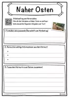 Vorschau - Unterrichtsreihen - Naher Osten Lückentext mit Wortspeicher Hörverstehen und Suchsel - Seite 3