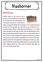 Vorschau - Unterrichtsreihen - Nashörner Lückentext mit Wortspeicher Hörverstehen und Suchsel - Seite 2