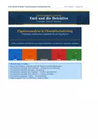 Vorschau - Arbeitsblätter - Emil und die Detektive: Figurenanalyse & Charakterisierung: Emil, Grundeis, Pony Hütchen & alle Hauptfiguren | Klasse 5, 6 | sofort einsetzbar - Deckblatt