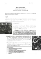 Vorschau - Arbeitsblätter - Leistungsaufgabe Linolschnitt Kunst, Dich übersehe ich heute nicht - Deckblatt