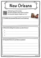 Vorschau - Unterrichtsreihen - New Orleans Lückentext mit Wortspeicher Hörverstehen und Suchsel - Seite 3